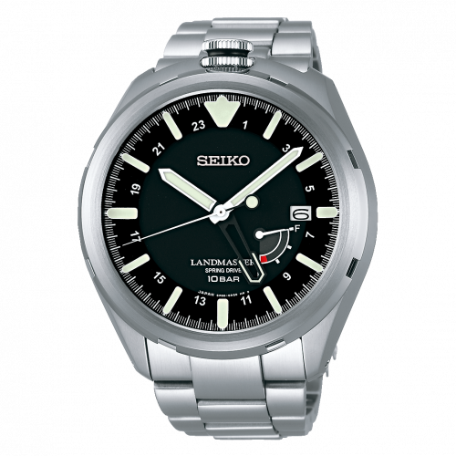 Seiko Prospex Landmaster Stainless Steel / Black / Bracelet SBDB015