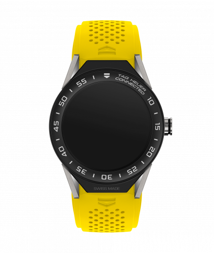 TAG Heuer Carrera Connected Modular 45 Titanium / Ceramic / Yellow Rubber SBF8A8001.11FT6082