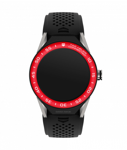 TAG Heuer Carrera Connected Modular 45 Titanium / Red Aluminum / Black Rubber SBF8A8015.11FT6076