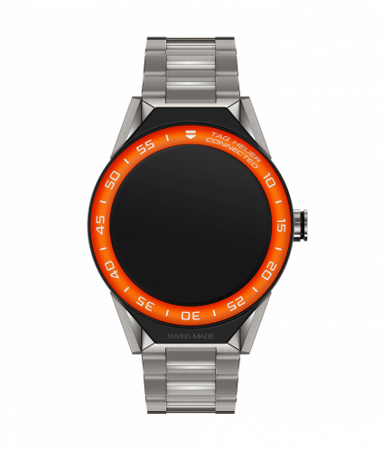 TAG Heuer Carrera Connected Modular 45 Titanium / Orange Aluminum / Bracelet SBF8A8016.10BF0608