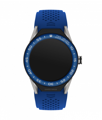 TAG Heuer Carrera Connected Modular 45 Titanium / Blue Ceramic / Electric Blue Rubber SBF8A8019.11FT6118