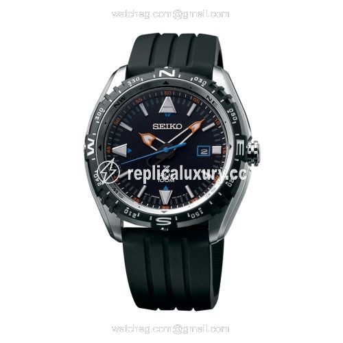 Seiko Prospex Land SNE423P1 Stainless Steel / Black / Strap SNE423P1