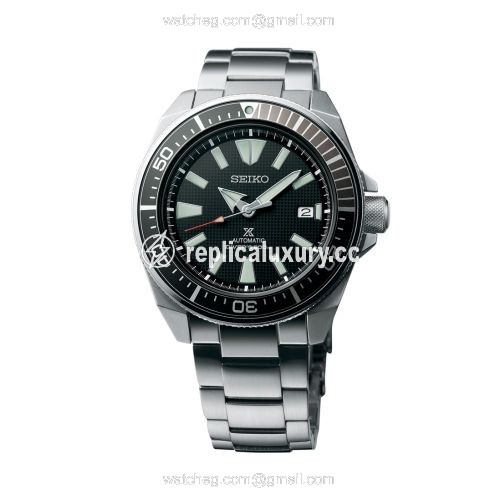 Seiko Prospex Diver Samurai Stainless Steel / Black / Bracelet SRPB51