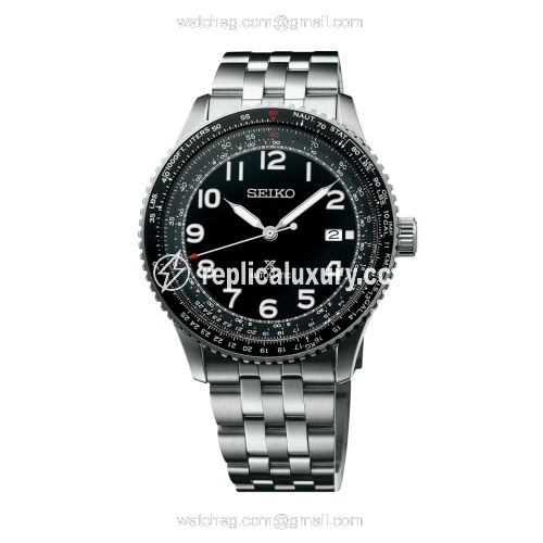 Seiko Prospex Sky SRPB57K1 Stainless Steel / Black SRPB57K1
