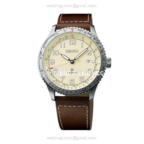 Seiko Prospex Sky SRPB59K1 Stainless Steel / Cream SRPB59K1 