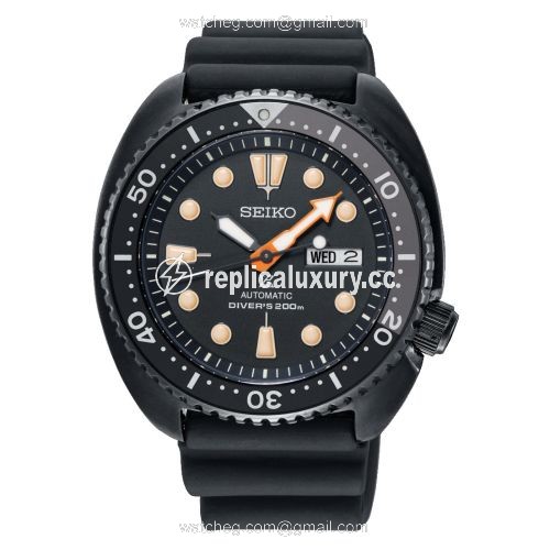 Seiko Prospex Diver Turtle Stainless Steel / Black / Black Series SRPC49