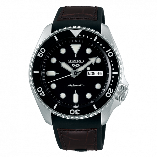 Seiko 5 Sports Specialist Style Stainless Steel / Black / Rubber SRPD55K2