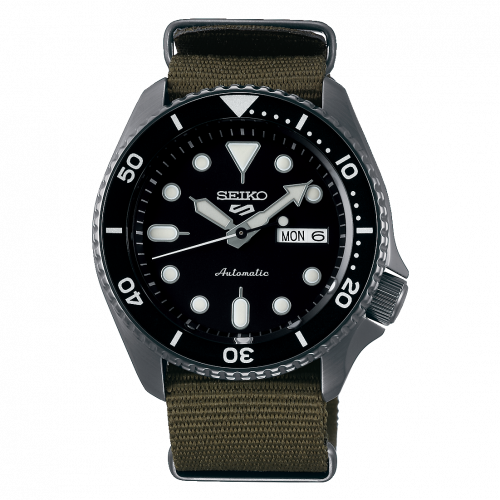 Seiko 5 Sports Sports Style Hard Coating / Black / NATO SRPD65K4