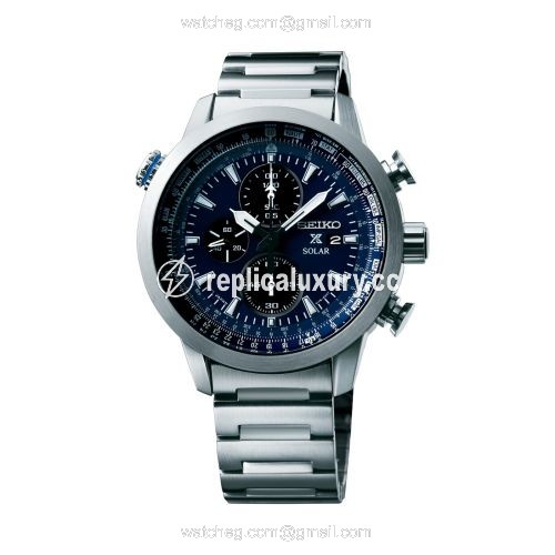 Seiko Prospex Sky SSC347P1 Stainless Steel / Blue SSC347P1