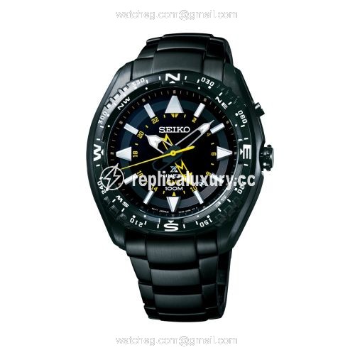 Seiko Prospex Land SUN047P1 Stainless Steel / Black / Bracelet SUN047P1
