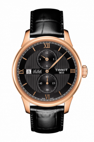 Tissot Le Locle Regulateur Pink Gold / Black T006.428.36.058.02
