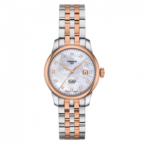 Tissot Le Locle 29 Automatic Lady Stainless Steel / Rose Gold PVD / MOP T006.207.22.116.00