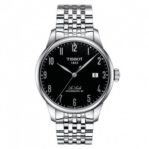 Tissot Le Locle Powermatic 80 39.3 Stainless Steel / Black / Bracelet T006.407.11.052.00