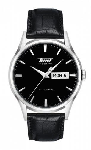 Tissot Visodate Automatic Stainless Steel / Black / Strap T019.430.16.051.01