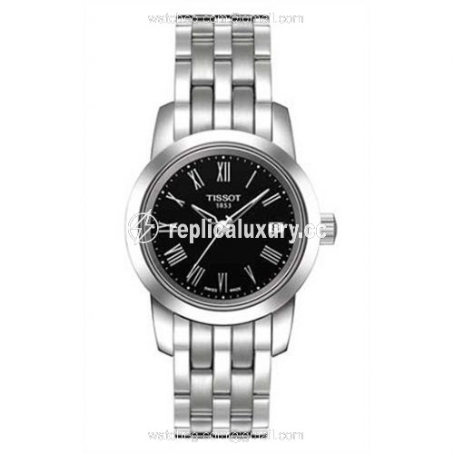 Tissot Dream Quartz 28 Stainless Steel / Black / Bracelet T033.21.011.053.00
