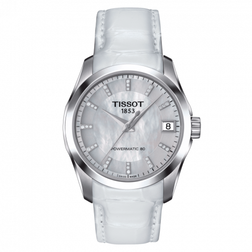 Tissot Couturier Powermatic 80 32 Stainless Steel / MOP / Strap T035.207.16.116.00