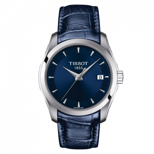 Tissot Couturier Quartz 32 Stainless Steel / Blue / Strap T035.210.16.041.00