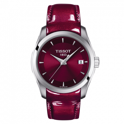 Tissot Couturier Quartz 32 Stainless Steel / Red / Strap T035.210.16.371.01