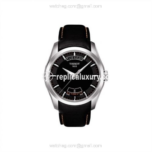 Tissot Couturier Automatic Day-Date Orange / Strap T035.407.16.051.01