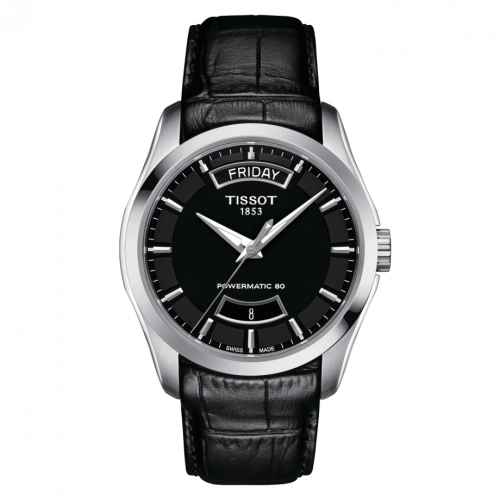 Tissot Couturier Powermatic 80 39 Stainless Steel / Black / Strap T035.407.16.051.02