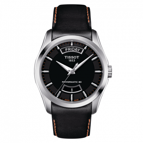 Tissot Couturier Powermatic 80 39 Stainless Steel / Black / Strap T035.407.16.051.03