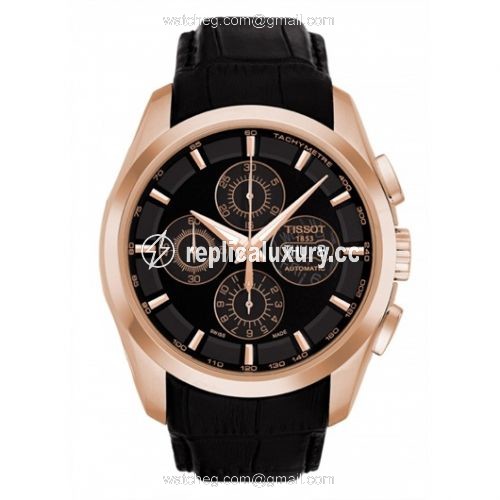 Tissot Couturier Chronograph Automatic 7750 Rose T035.614.36.051.00