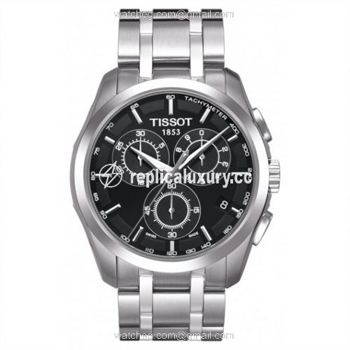 Tissot Couturier Quartz Chronograph Black T035.617.11.051.00