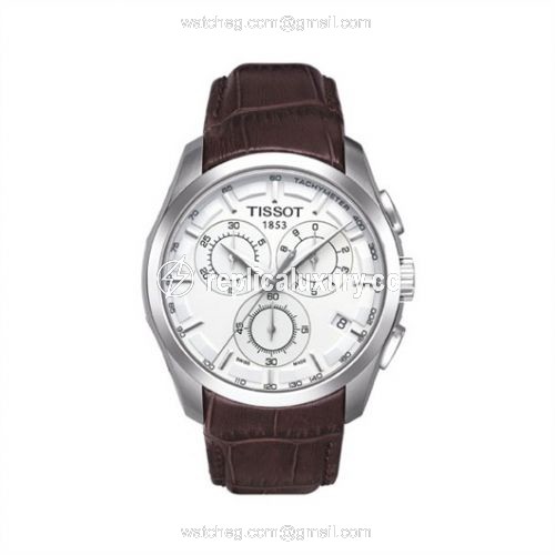 Tissot Couturier Quartz Chronograph Silver / Strap T035.617.16.031.00
