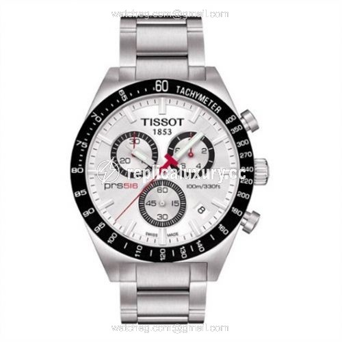 Tissot PRS 516 Quartz Chronograph Silver T044.417.21.031.00