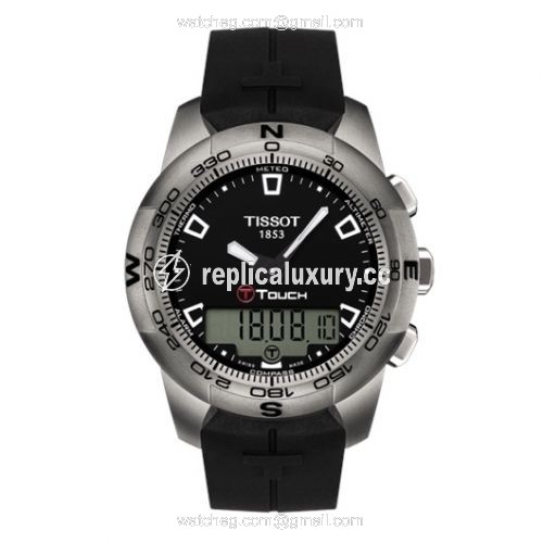 Tissot T-Touch II Black Ti Rubber T047.420.47.051.00