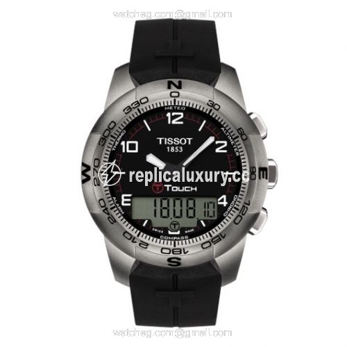 Tissot T-Touch II Black Rubber Ti T047.420.47.057.00