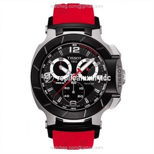 Tissot T-Race Quartz Red Rubber T048.417.27.057.01