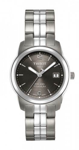 Tissot PR 100 Quartz 27 Titanium Grey / Bracelet T049.310.44.067.00