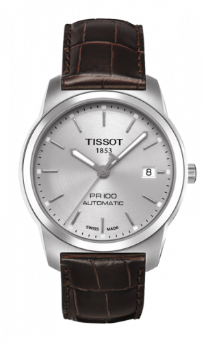 Tissot PR 100 Automatic 38 Stainless Steel / Silver / Strap T049.407.16.031.00