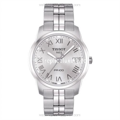 Tissot PR 100 Quartz 38 Stainless Steel / Silver / Bracelet T049.410.11.033.01
