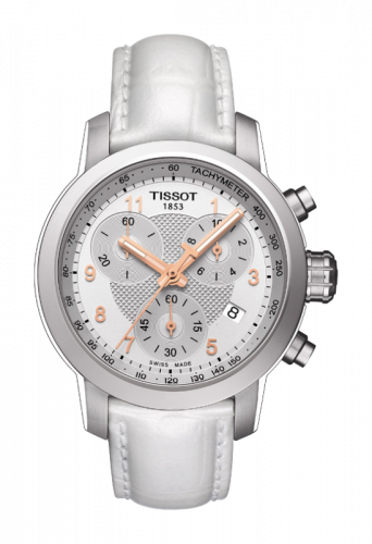 Tissot PRC 200 Quartz Chronograph Lady Rose Roman White T055.217.16.032.01
