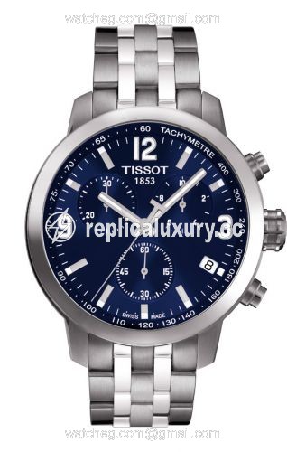 Tissot PRC 200 Quartz Chronograph Blue T055.417.11.047.00