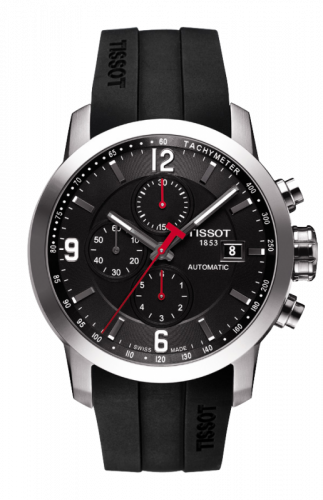 Tissot PRC 200 Automatic Chronograph Black Rubber T055.427.17.057.00