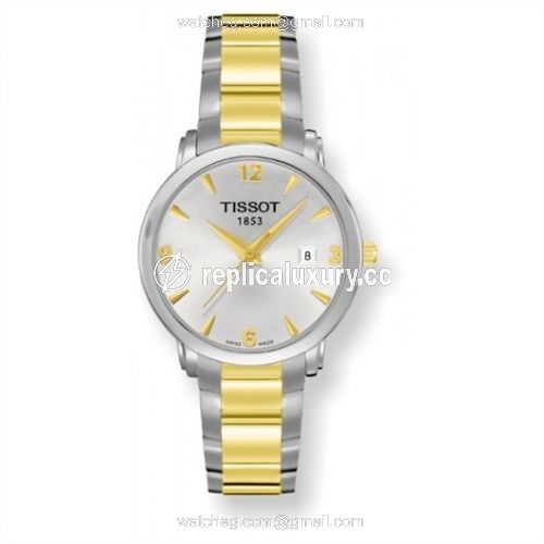 Tissot Everytime Small Stainless Steel / Yellow Gold PVD / Silver / Bracelet T057.210.22.037.00
