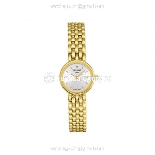 Tissot Lovely PVD Yellow Gold / Silver / Bracelet T058.009.33.031.00