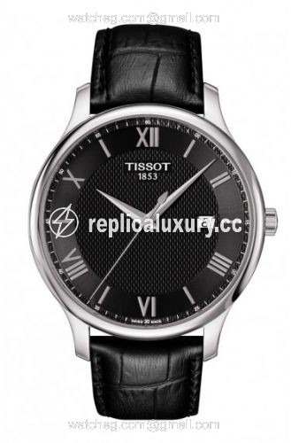 Tissot Tradition Quartz 42 Stainless Steel / Black / Strap T063.610.16.058.00