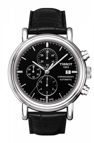Tissot Carson Chronograph Automatic 42 Stainless Steel / Black / Strap T068.427.16.051.00