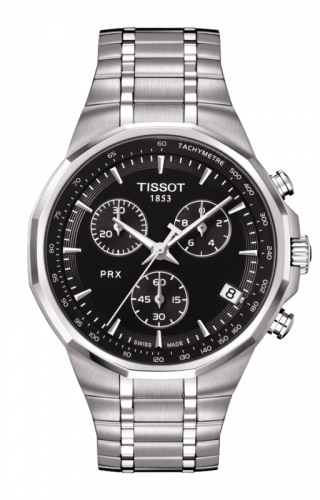 Tissot PRX Chronograph Quartz Stainless Steel / Black T077.417.11.051.00