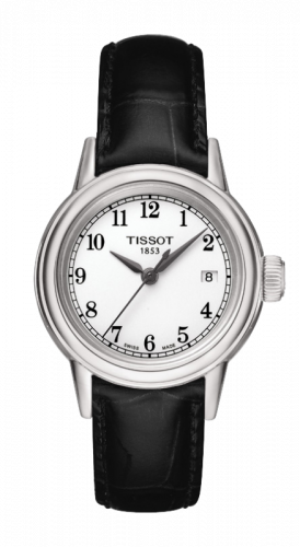 Tissot Carson Quartz 29.7 Stainless Steel / White / Strap T085.210.16.012.00
