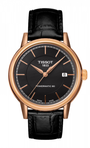 Tissot Carson Powermatic 80 Rose PVD / Black T085.407.36.061.00