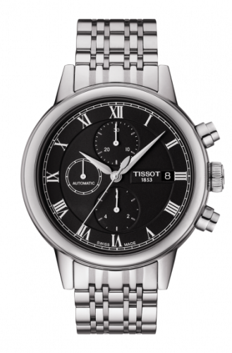 Tissot Carson Automatic Chronograph 42.3 Stainless Steel / Black / Bracelet T085.427.11.053.00