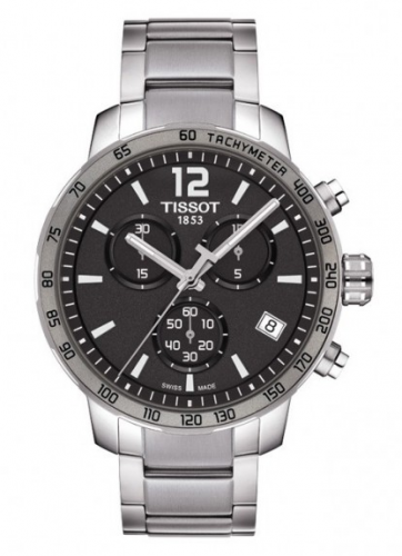 Tissot Quickster Chronograph Stainless Steel / Grey / Bracelet T095.417.11.067.00