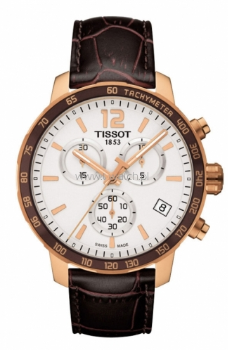 Tissot Quickster Chronograph Rose PVD / Silver T095.417.36.037.00