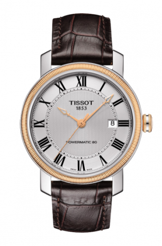 Tissot Bridgeport Powermatic 80 Two Tone / Silver Roman T097.407.26.033.00