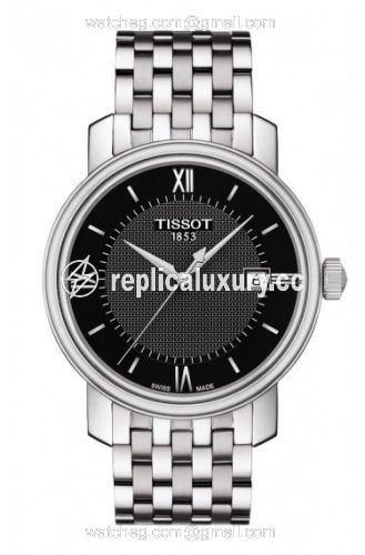 Tissot Bridgeport Quartz Stainless Steel / Black / Bracelet T097.410.11.058.00